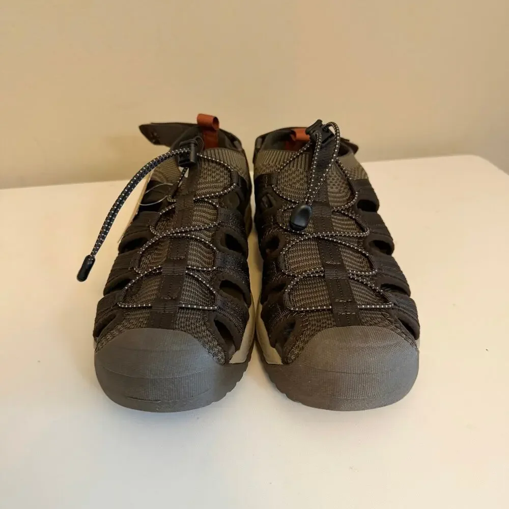 Eddie Bauer Yesler Hiking Sandals Mens 9M Brown Sport Water Outdoor Gorpcore NIB